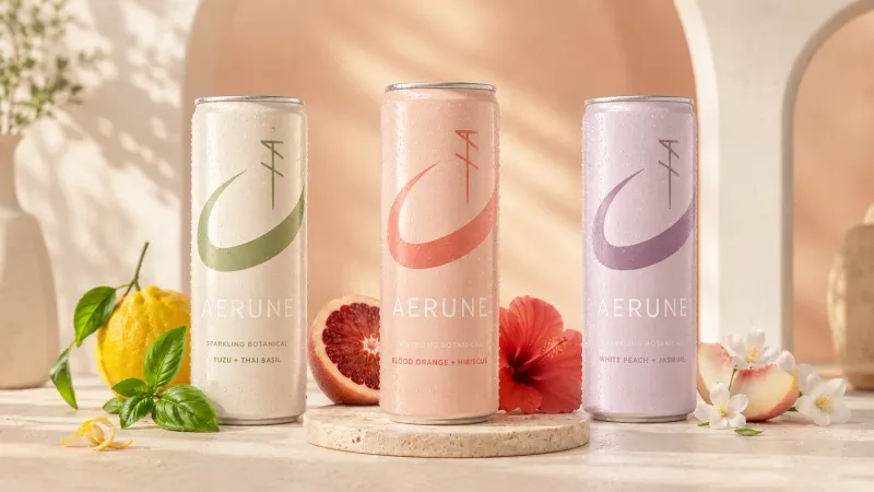 AERUNE — la gamme de boissons