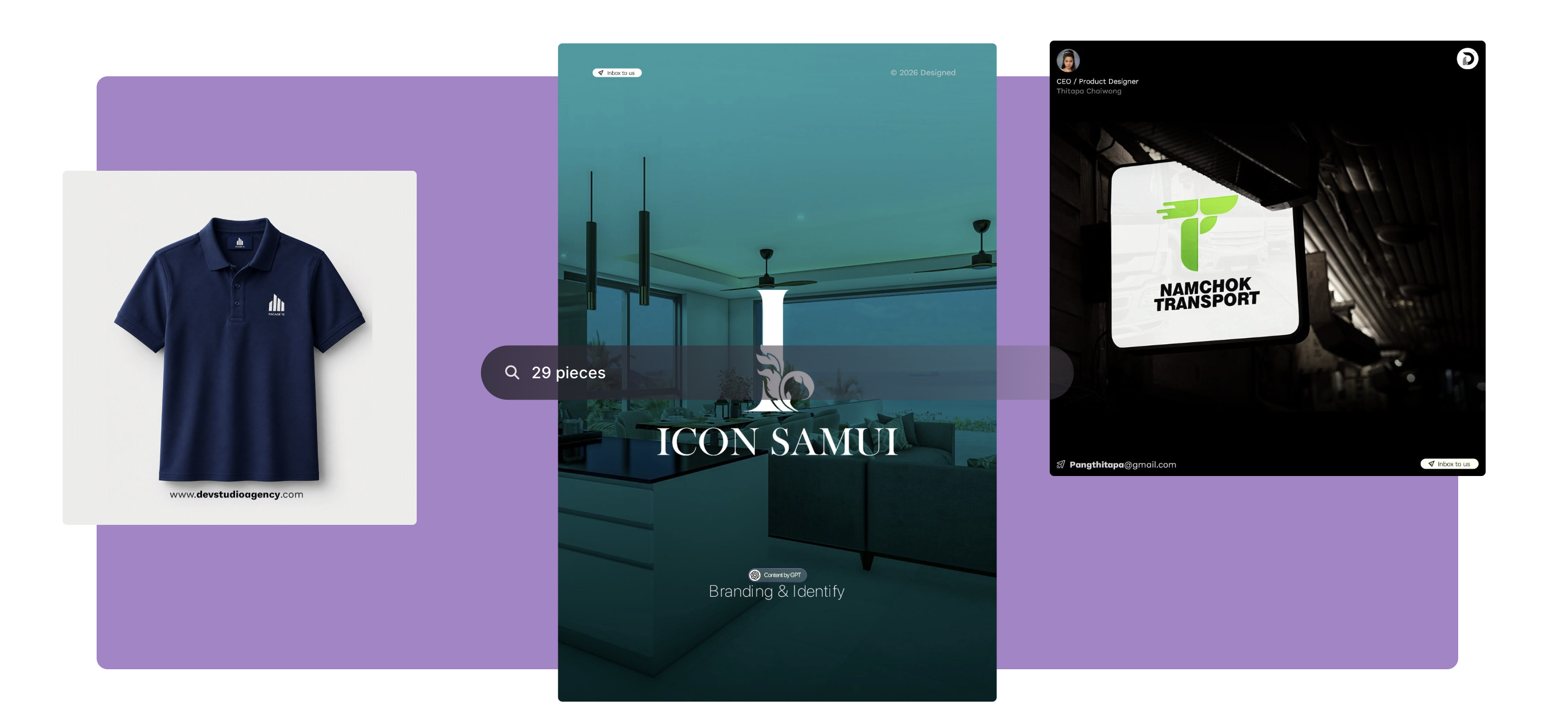 Dev Studio — galerie de réalisations